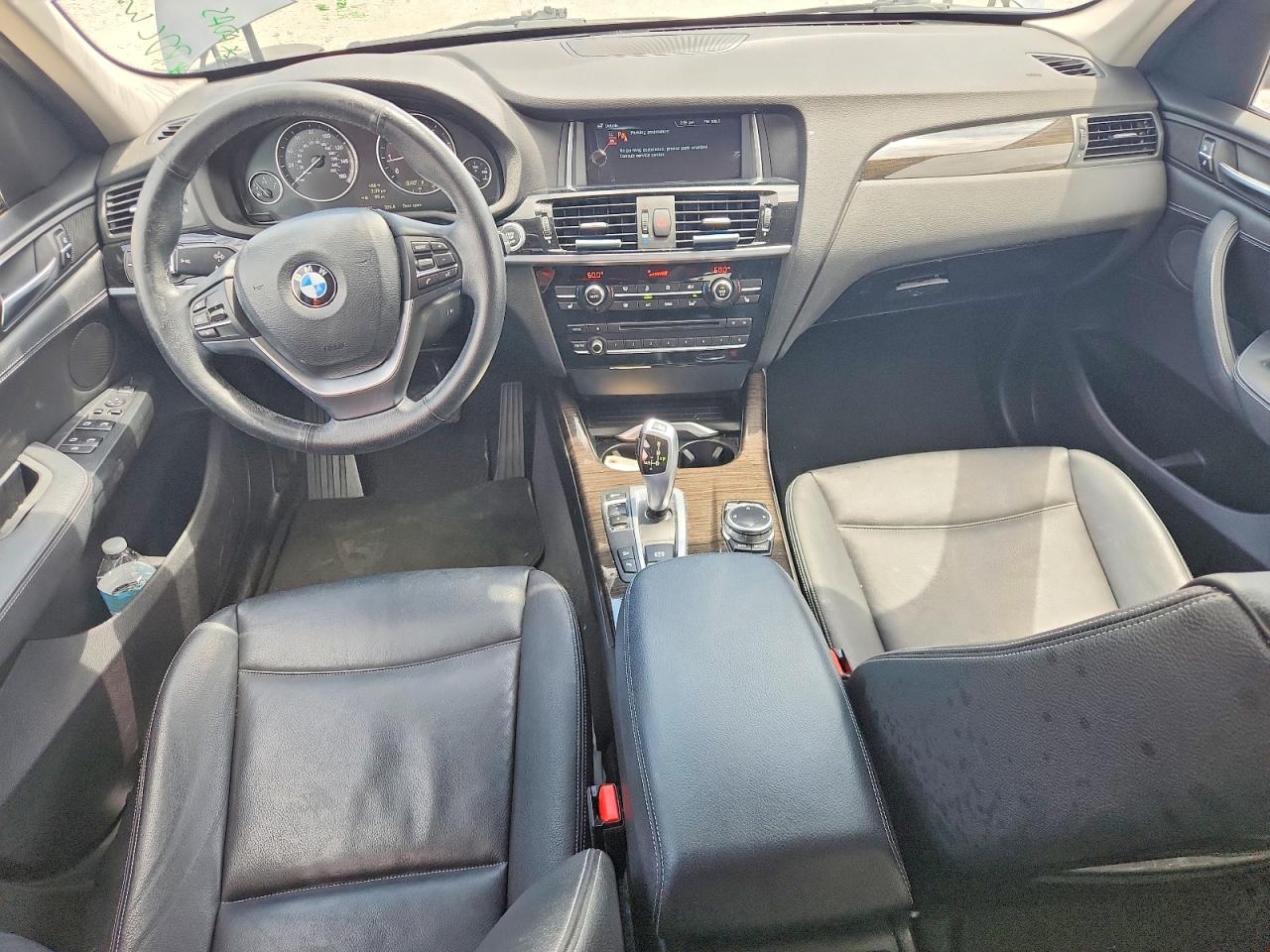 2015 Bmw X3 Xdrive28i Silver vin: 5UXWX9C52F0D45851