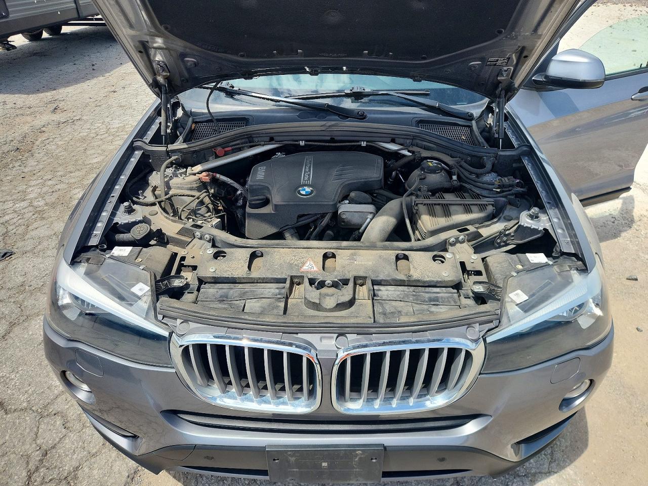 2015 Bmw X3 Xdrive28i Silver vin: 5UXWX9C52F0D45851