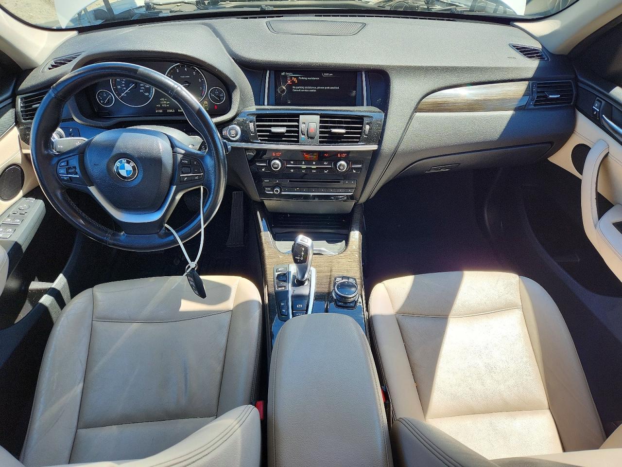 2015 Bmw X3 Xdrive28i White vin: 5UXWX9C52F0D46952