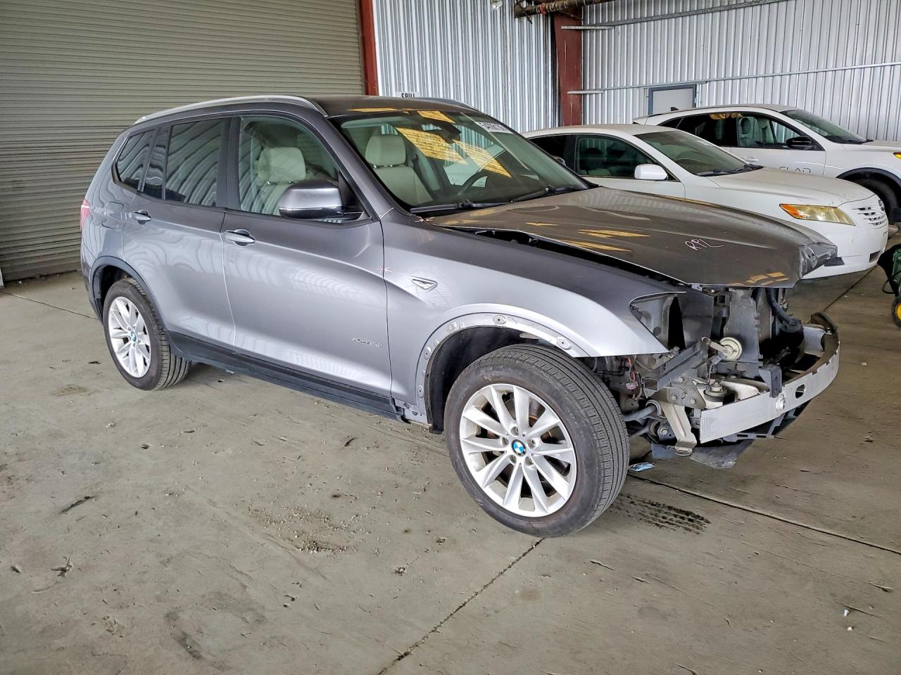 2016 Bmw X3 Xdrive28i Gray vin: 5UXWX9C52G0D87292