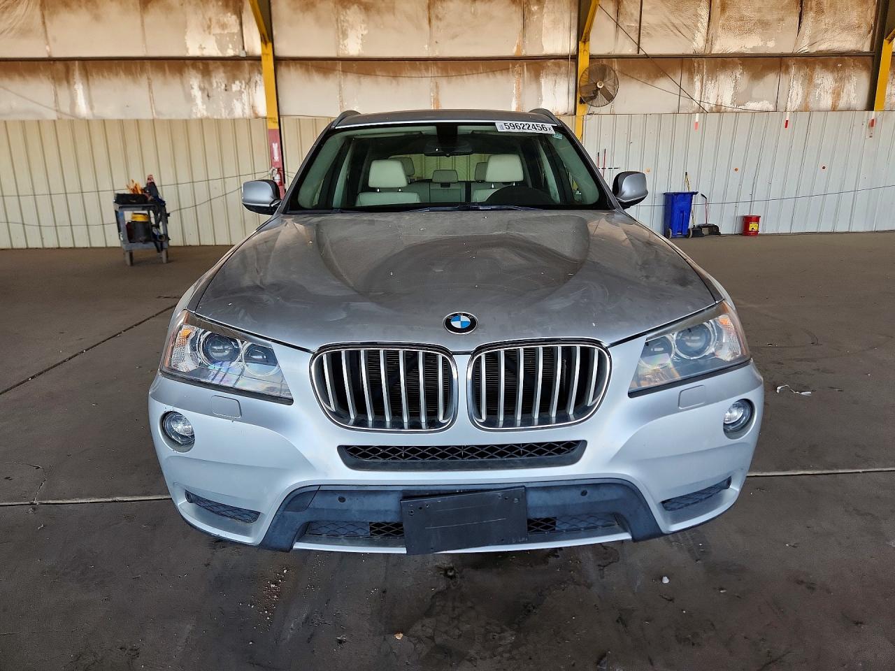 2013 Bmw X3 Xdrive28i Silver vin: 5UXWX9C53D0A20283
