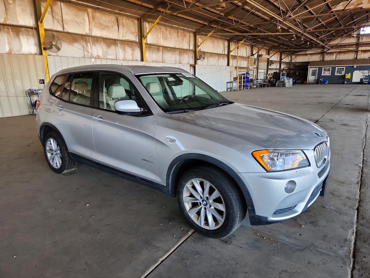 2013 Bmw X3 Xdrive28i Silver vin: 5UXWX9C53D0A20283