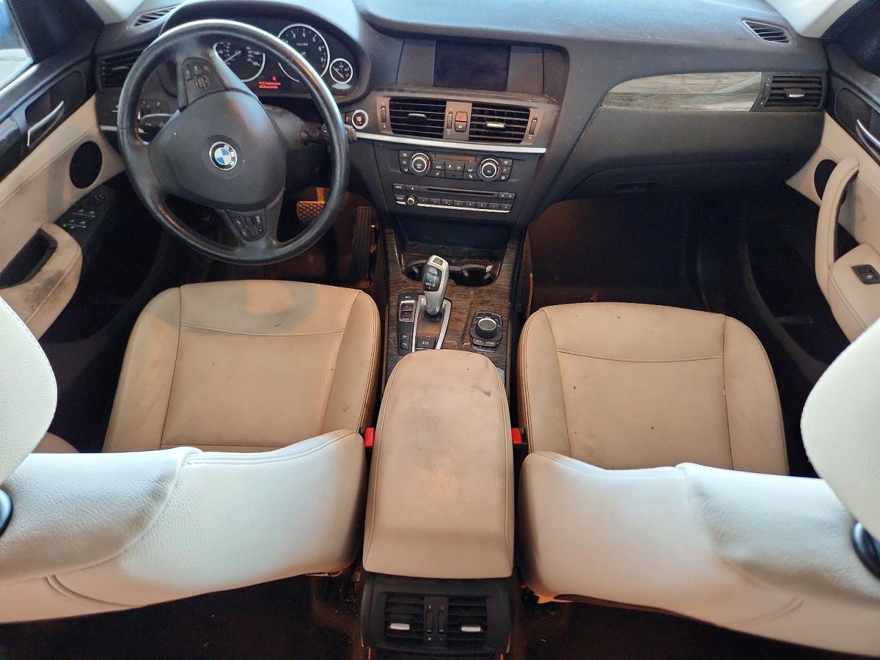 2013 Bmw X3 Xdrive28i Silver vin: 5UXWX9C53D0A20283