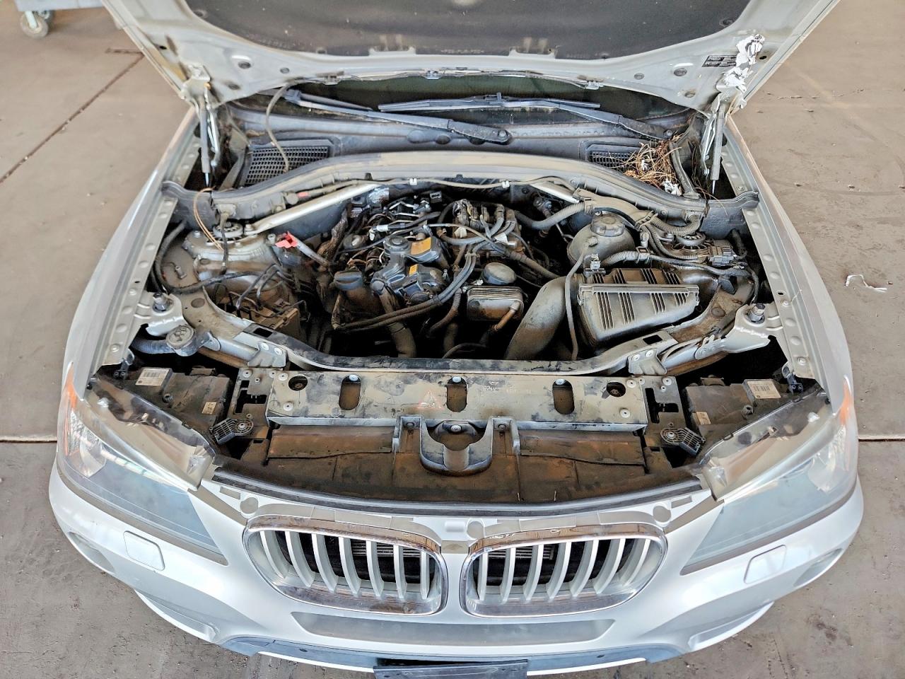 2013 Bmw X3 Xdrive28i Silver vin: 5UXWX9C53D0A20283