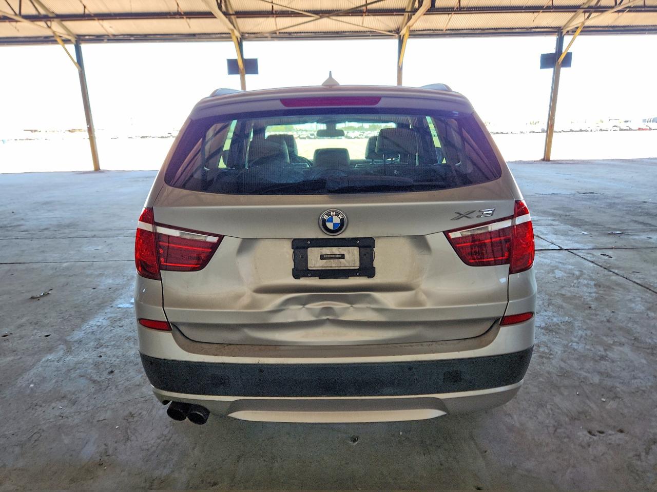 2013 Bmw X3 Xdrive28i Silver vin: 5UXWX9C53D0A20283