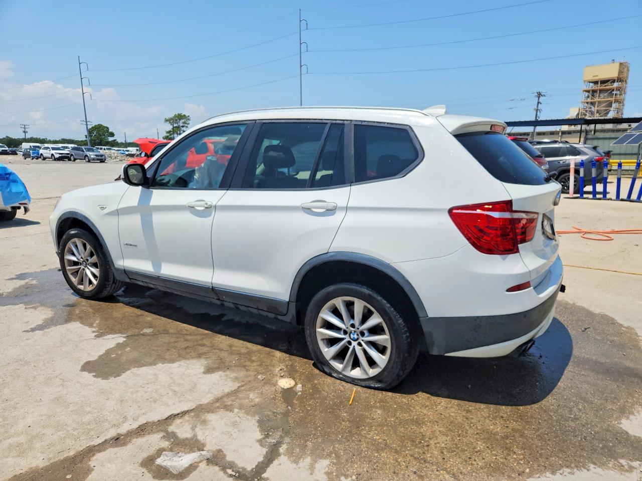 2013 Bmw X3 Xdrive28i White vin: 5UXWX9C53D0A21935