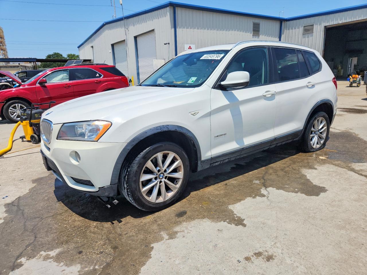 2013 Bmw X3 Xdrive28i White vin: 5UXWX9C53D0A21935