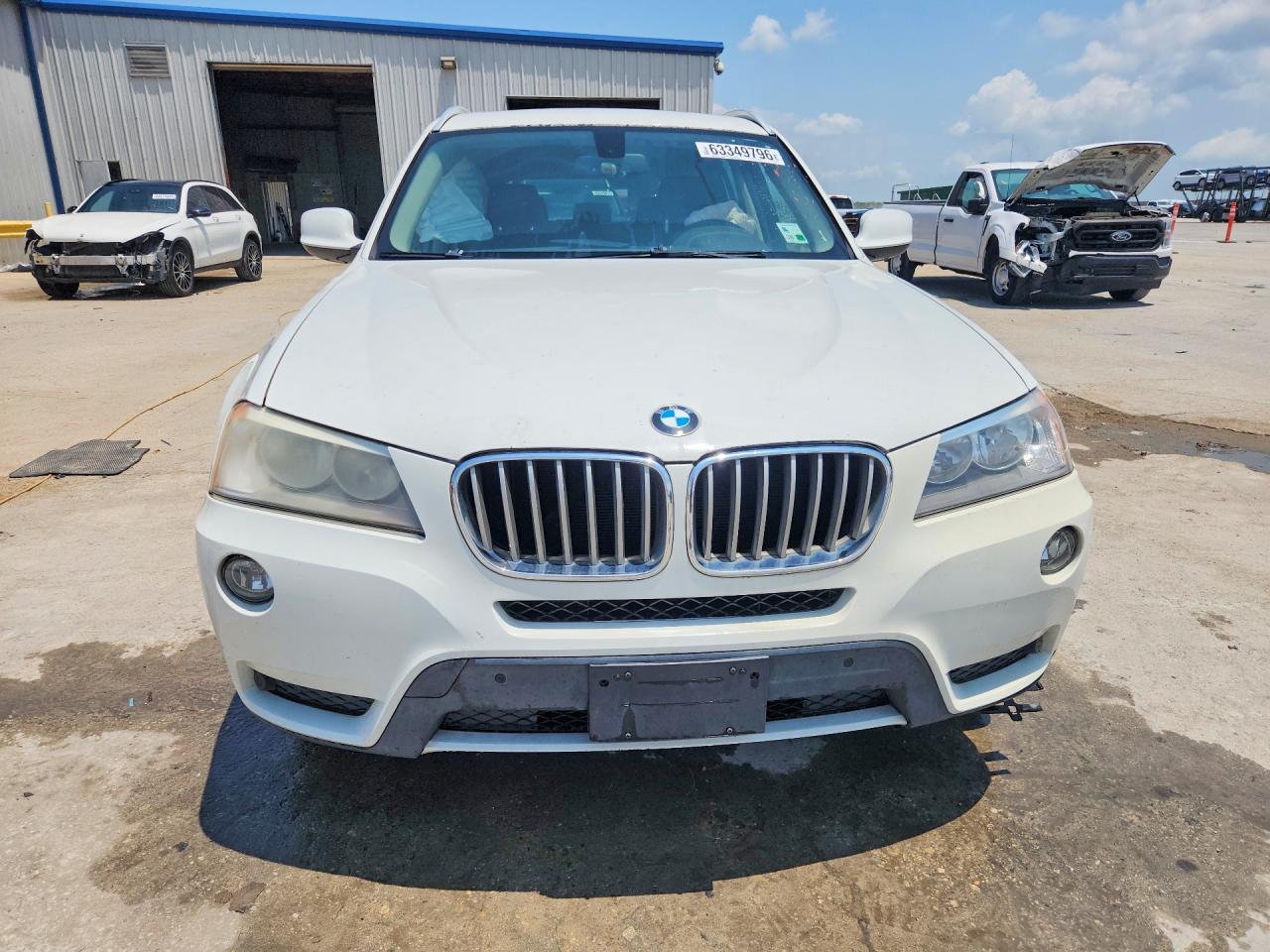 2013 Bmw X3 Xdrive28i White vin: 5UXWX9C53D0A21935