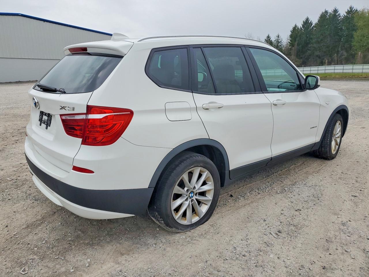 2013 Bmw X3 Xdrive28i White vin: 5UXWX9C53D0A29582