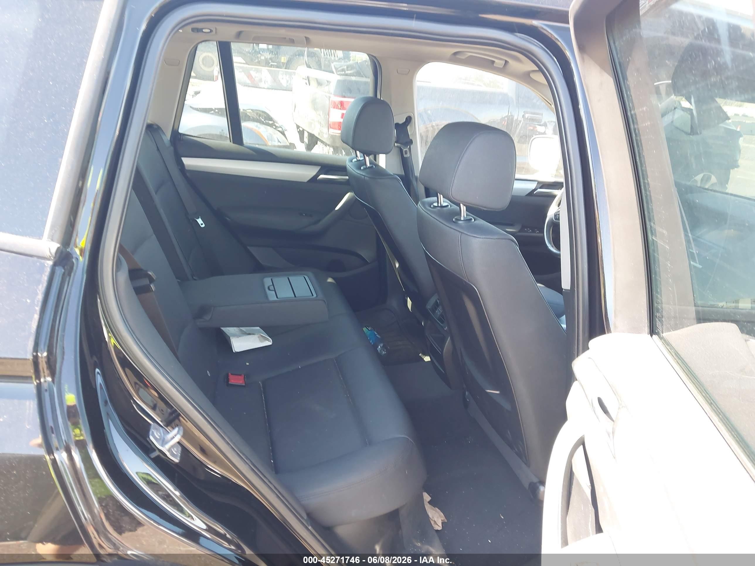 2013 Bmw X3 Xdrive28i Black vin: 5UXWX9C53D0A30988