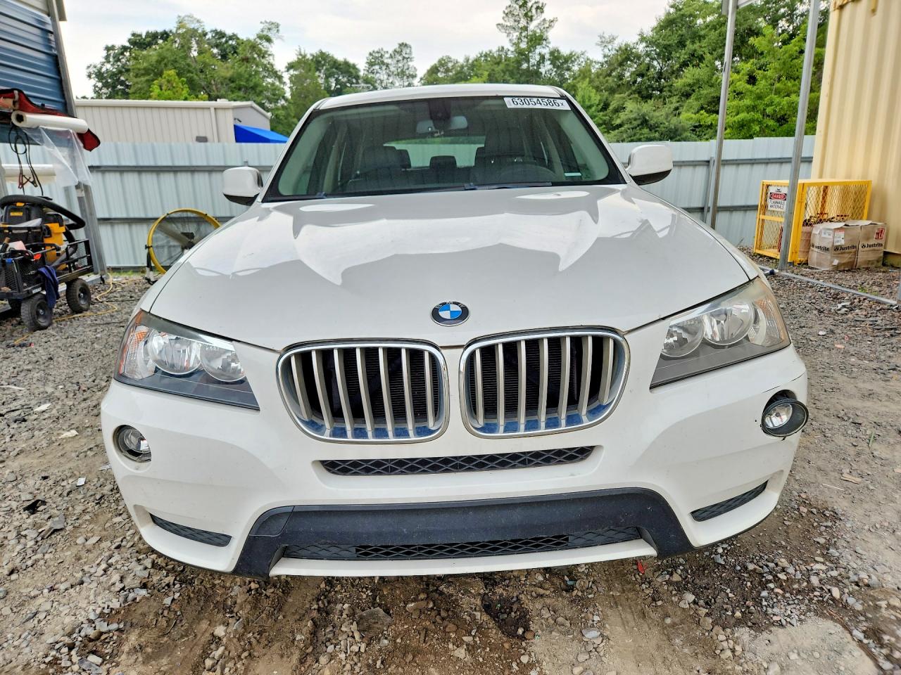 2013 Bmw X3 Xdrive28i White vin: 5UXWX9C53D0D00205