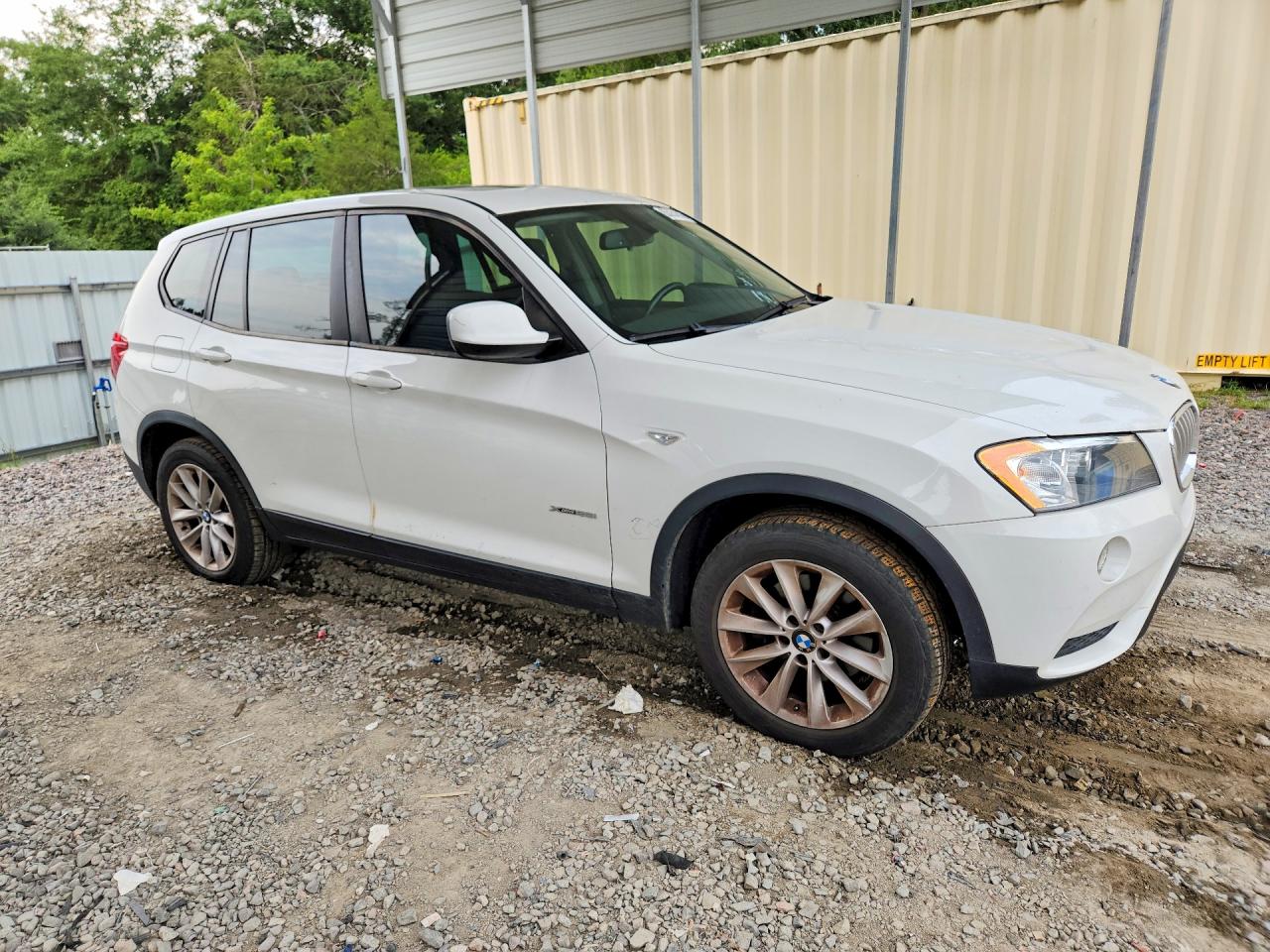 2013 Bmw X3 Xdrive28i White vin: 5UXWX9C53D0D00205