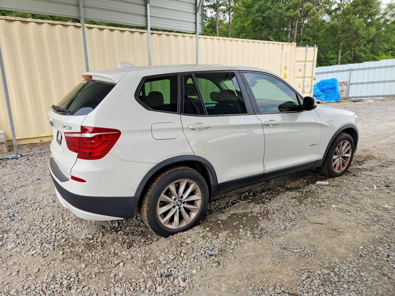 2013 Bmw X3 Xdrive28i White vin: 5UXWX9C53D0D00205