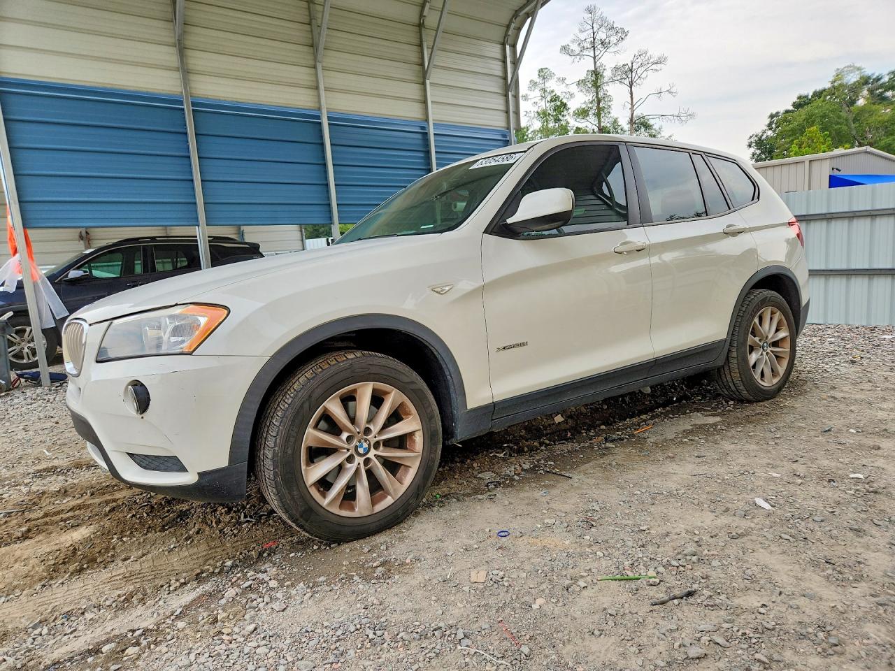 2013 Bmw X3 Xdrive28i White vin: 5UXWX9C53D0D00205
