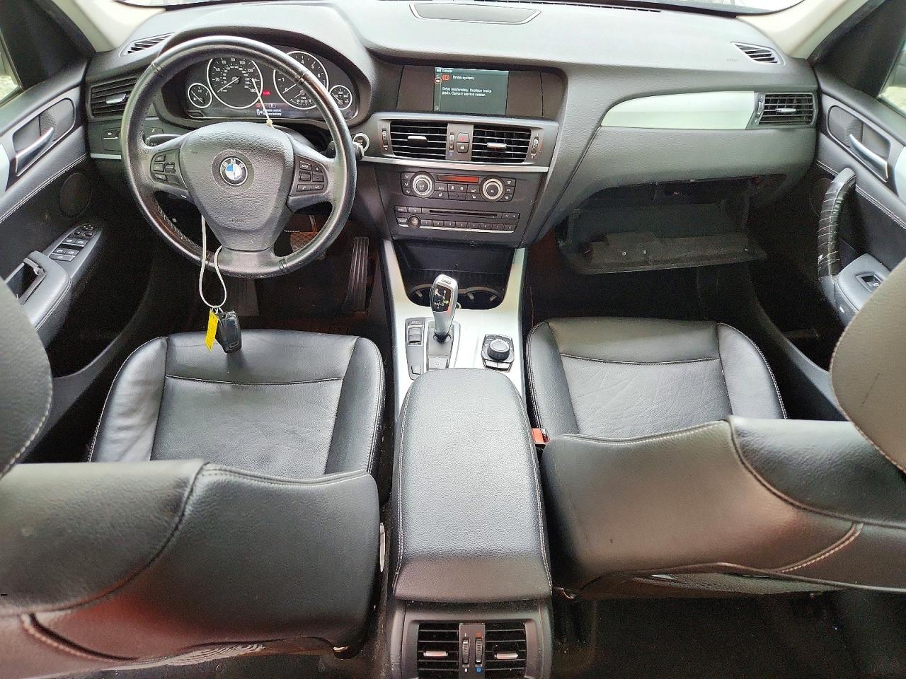 2013 Bmw X3 Xdrive28i White vin: 5UXWX9C53D0D00205