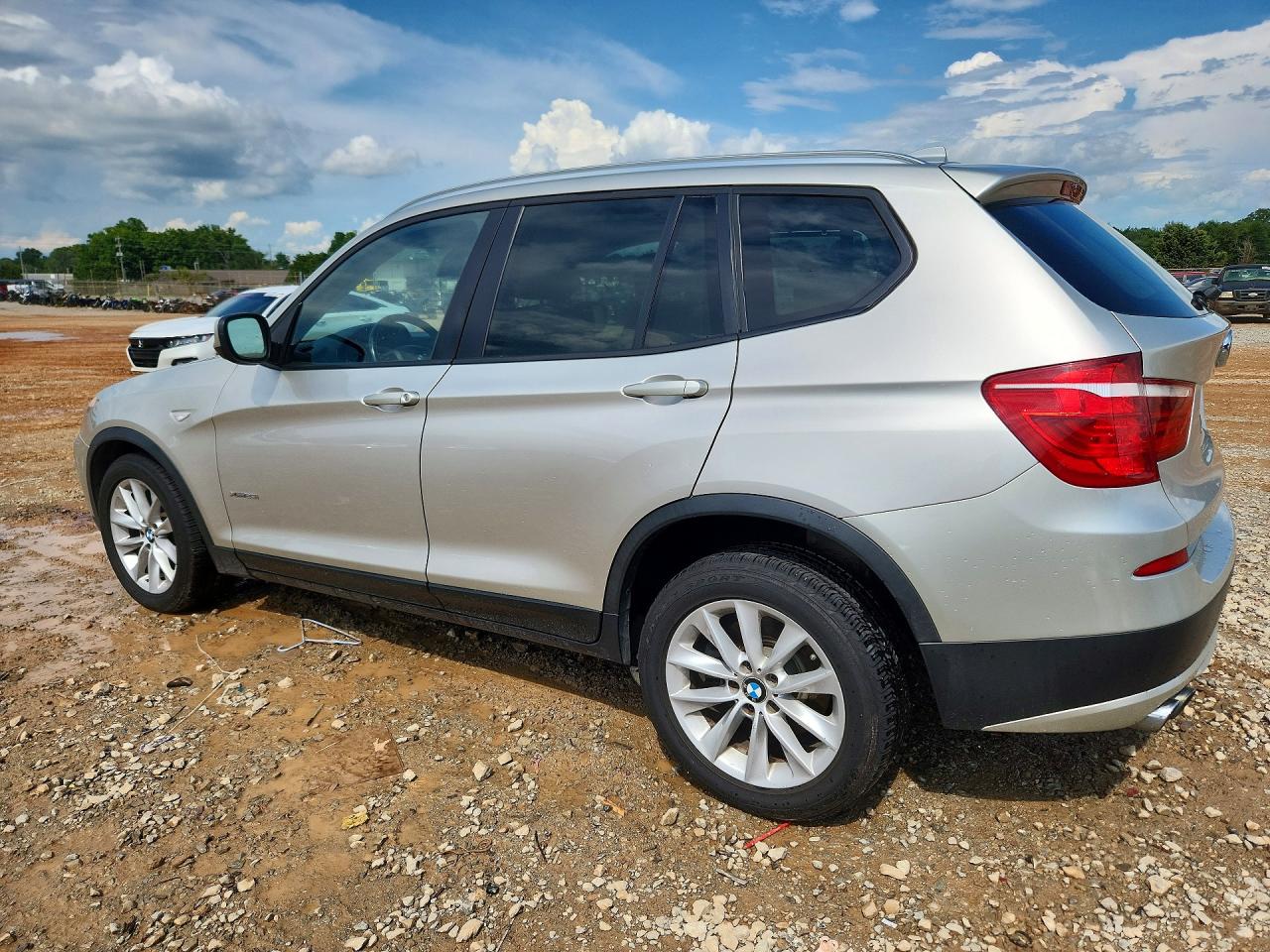 2013 Bmw X3 Xdrive28i Silver vin: 5UXWX9C53D0D03802