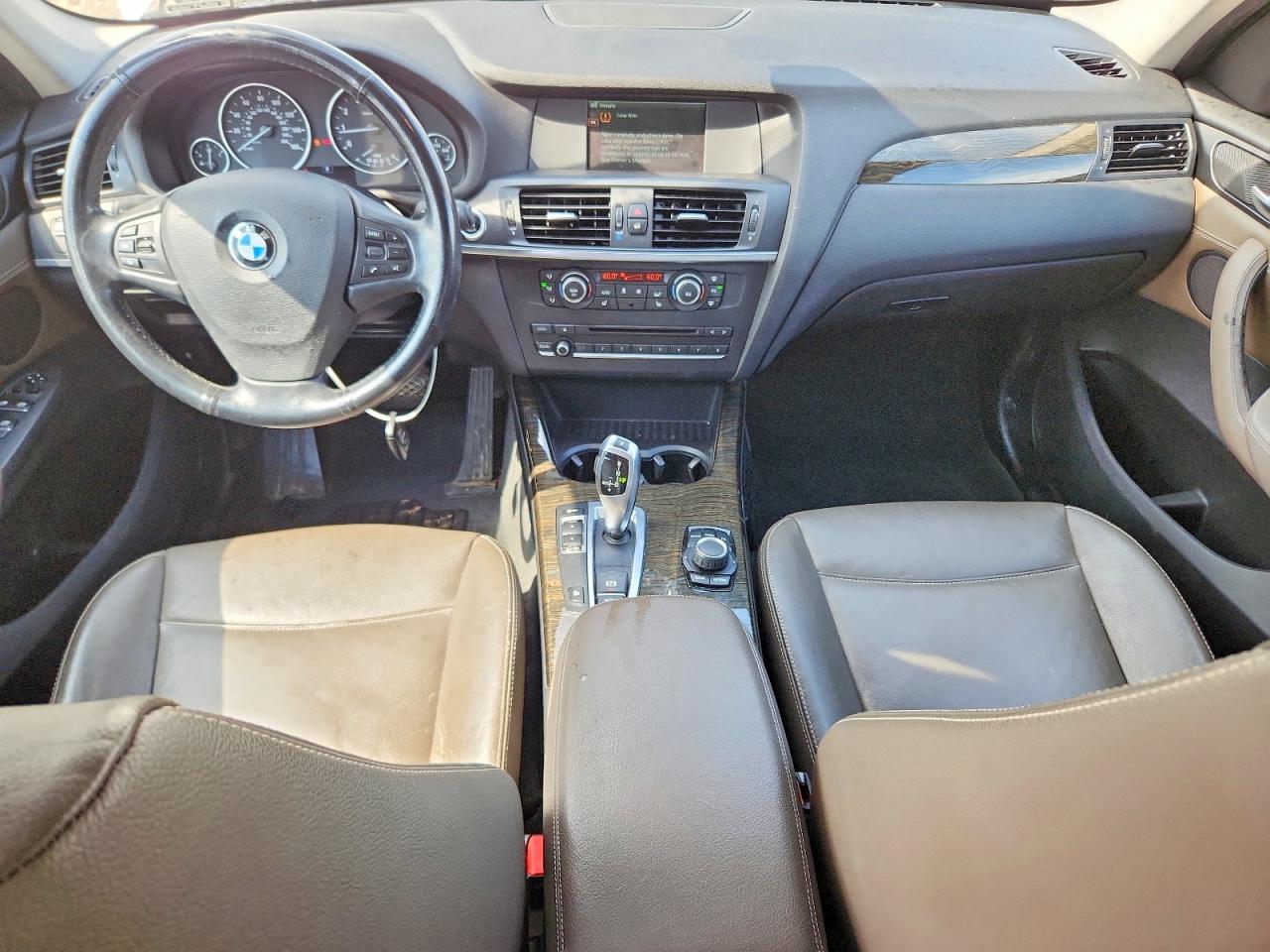 2013 Bmw X3 Xdrive28i Silver vin: 5UXWX9C53D0D03802