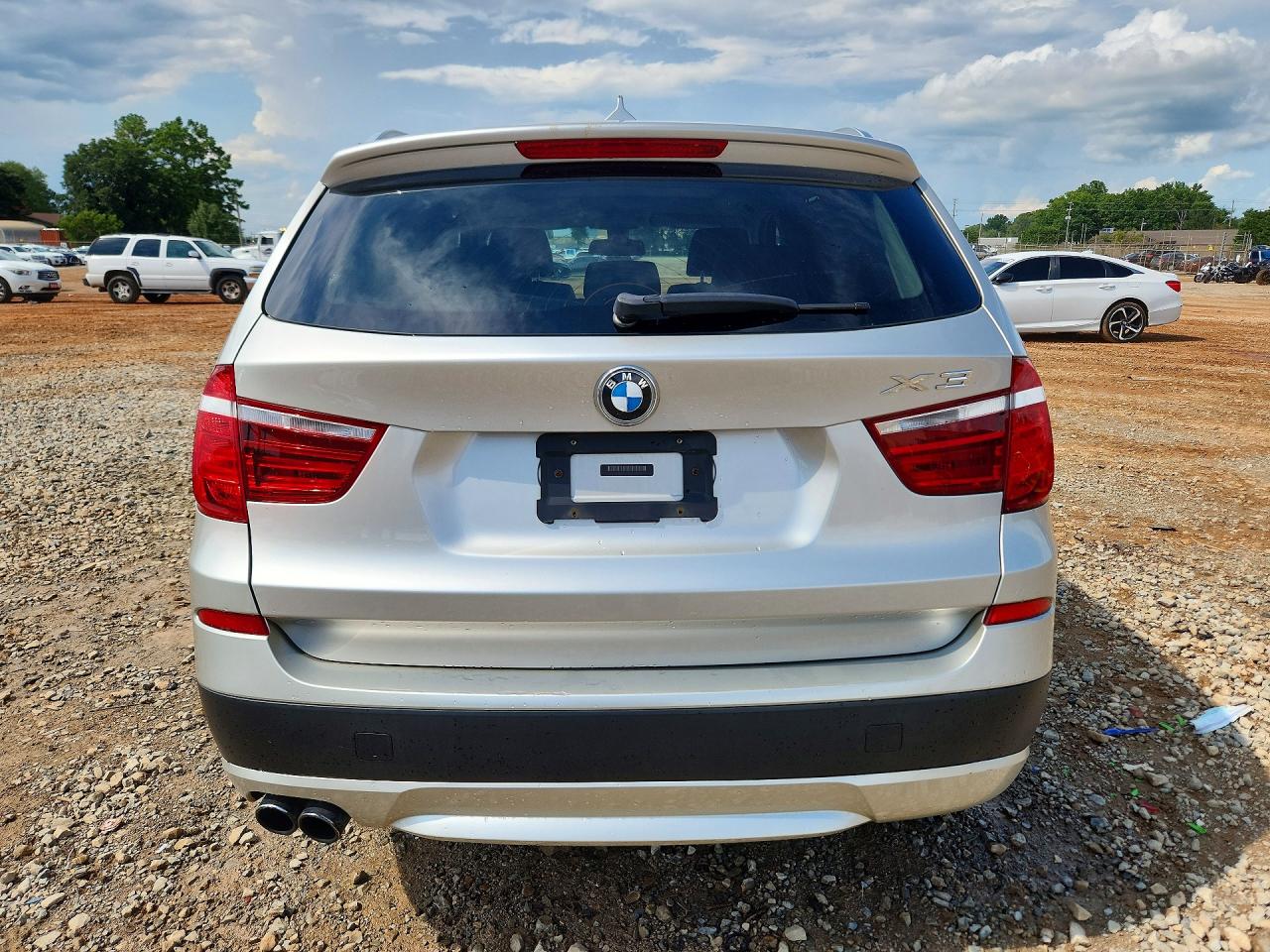 2013 Bmw X3 Xdrive28i Silver vin: 5UXWX9C53D0D03802
