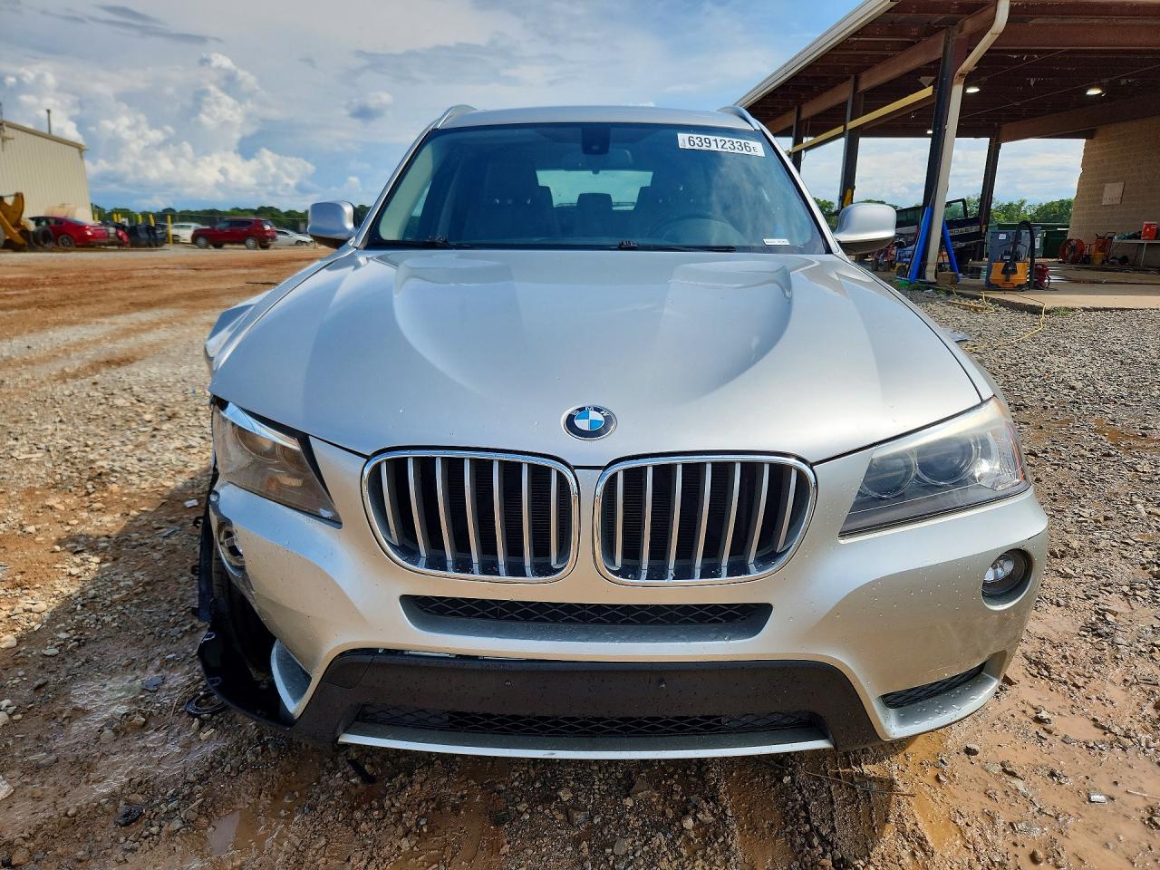 2013 Bmw X3 Xdrive28i Silver vin: 5UXWX9C53D0D03802