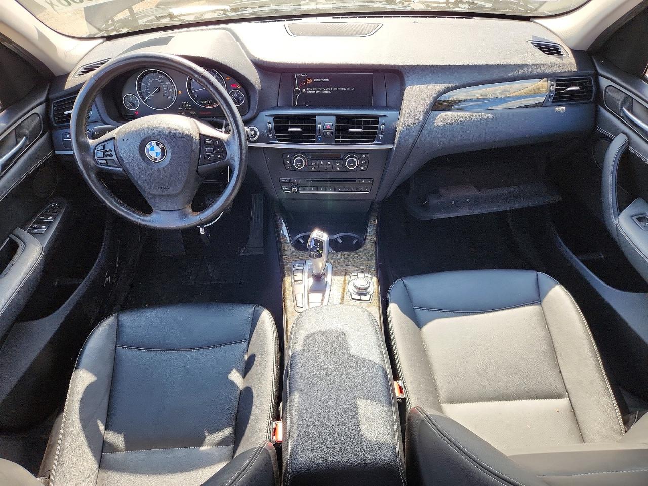 2013 Bmw X3 Xdrive28i Black vin: 5UXWX9C53D0D06375