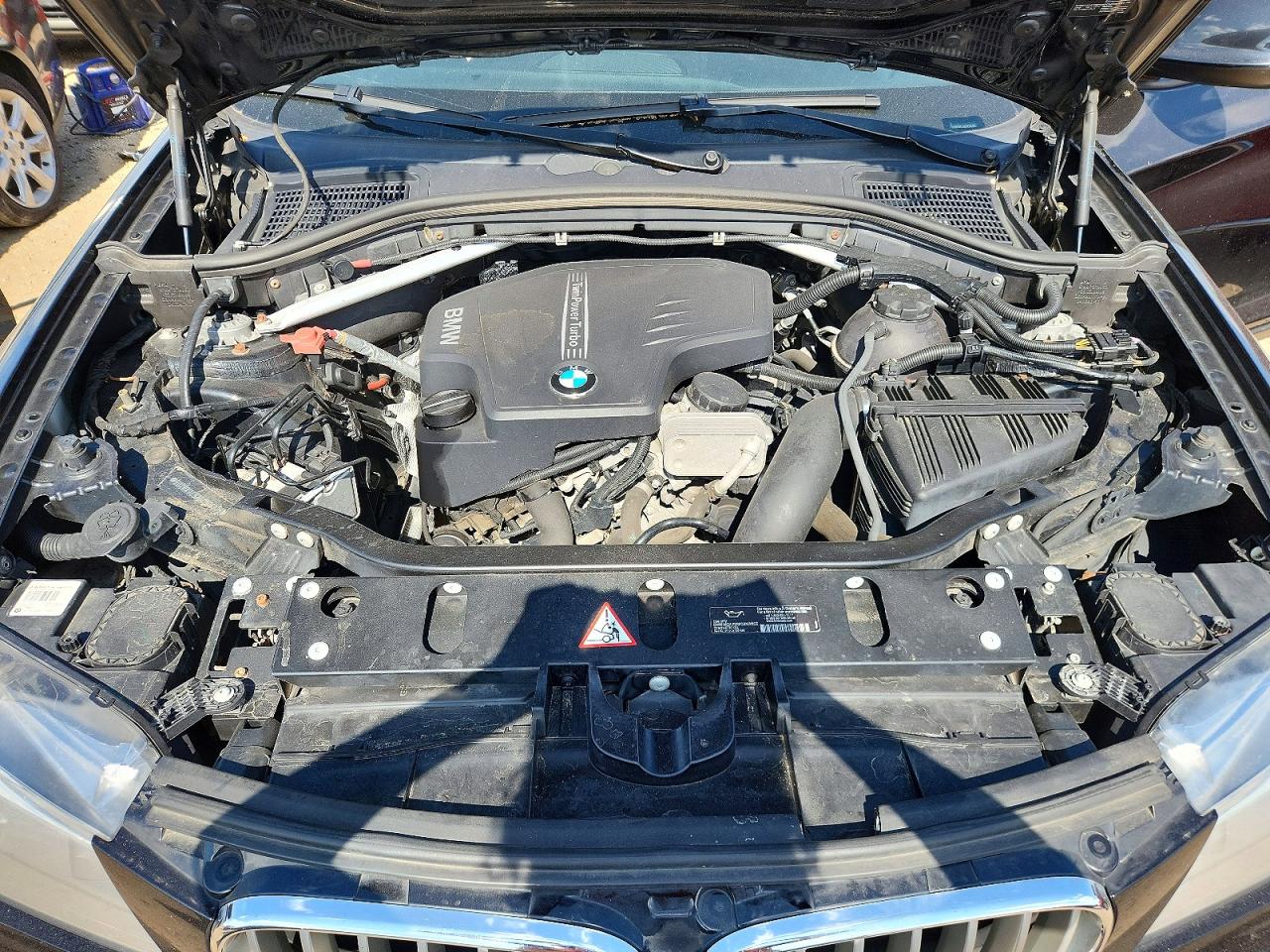 2013 Bmw X3 Xdrive28i Black vin: 5UXWX9C53D0D06375