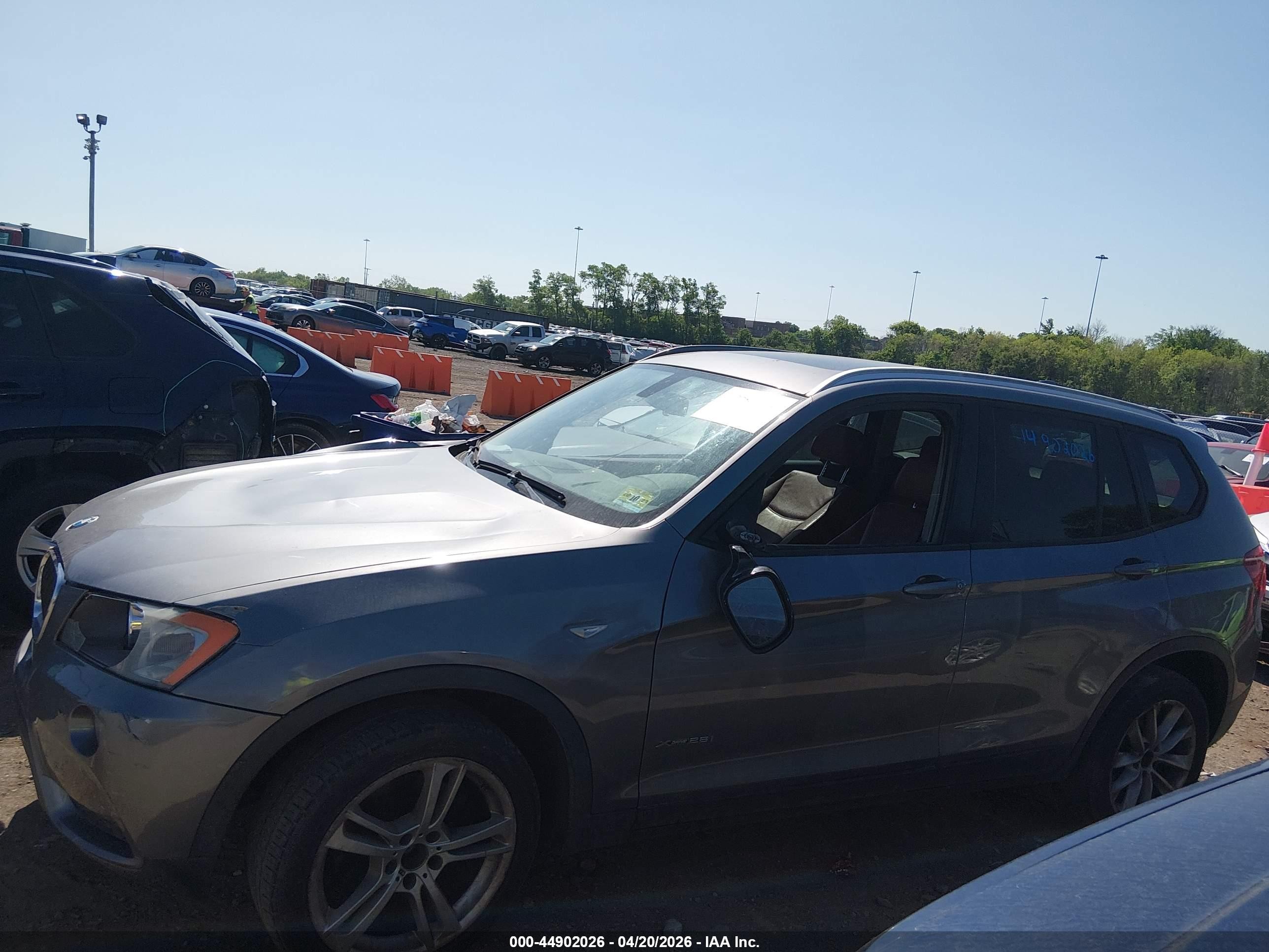2013 Bmw X3 Xdrive28i Silver vin: 5UXWX9C53DL874251