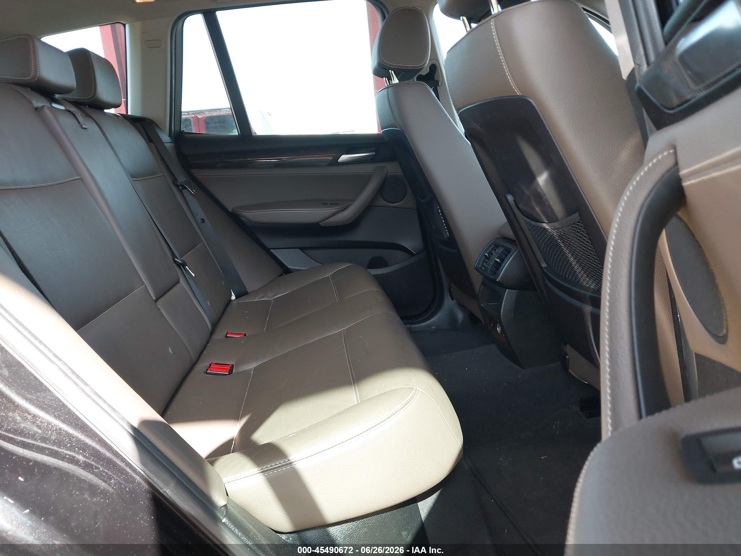 2014 Bmw X3 Xdrive28i Черный vin: 5UXWX9C53E0D13795