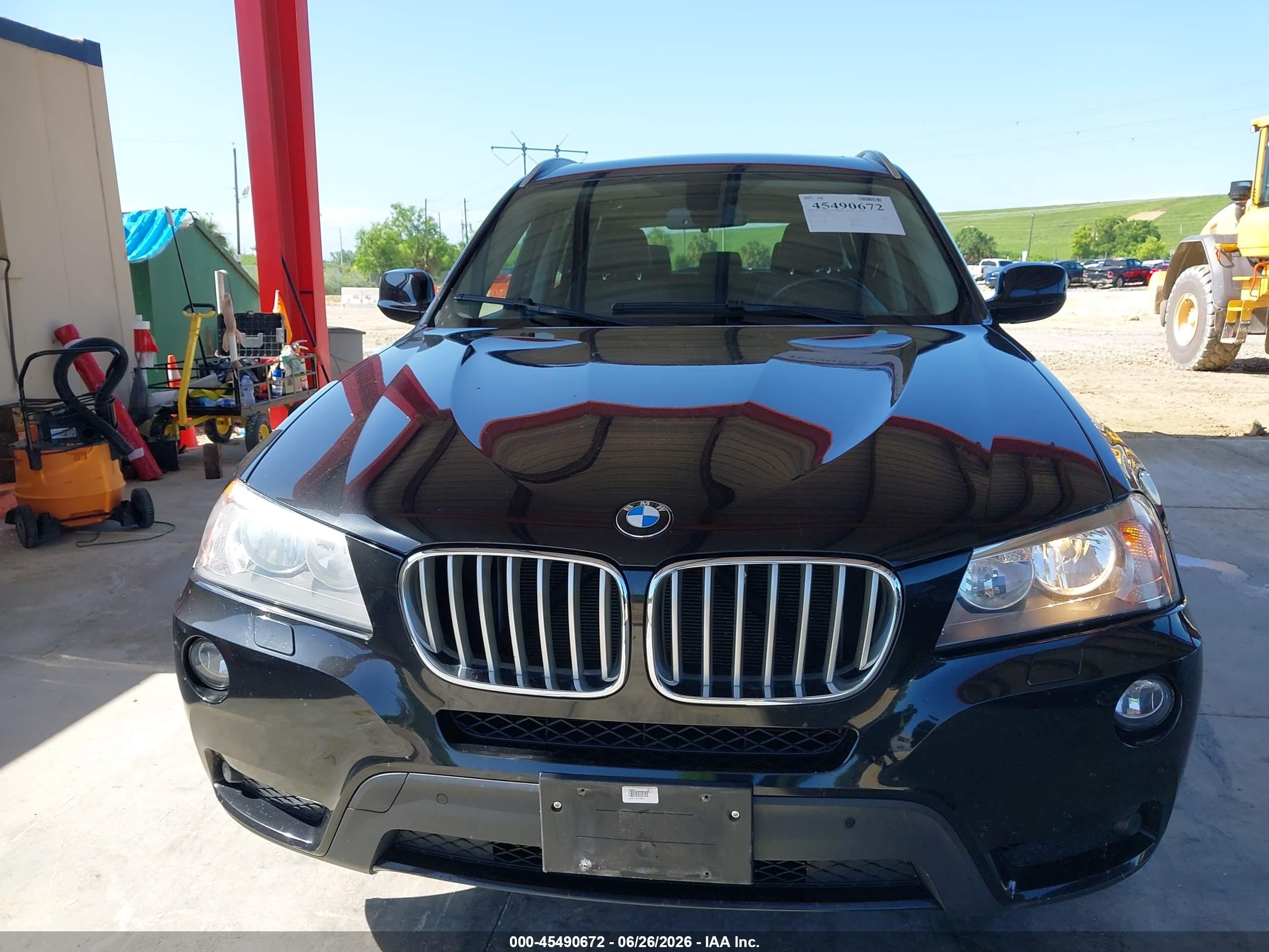 2014 Bmw X3 Xdrive28i Черный vin: 5UXWX9C53E0D13795