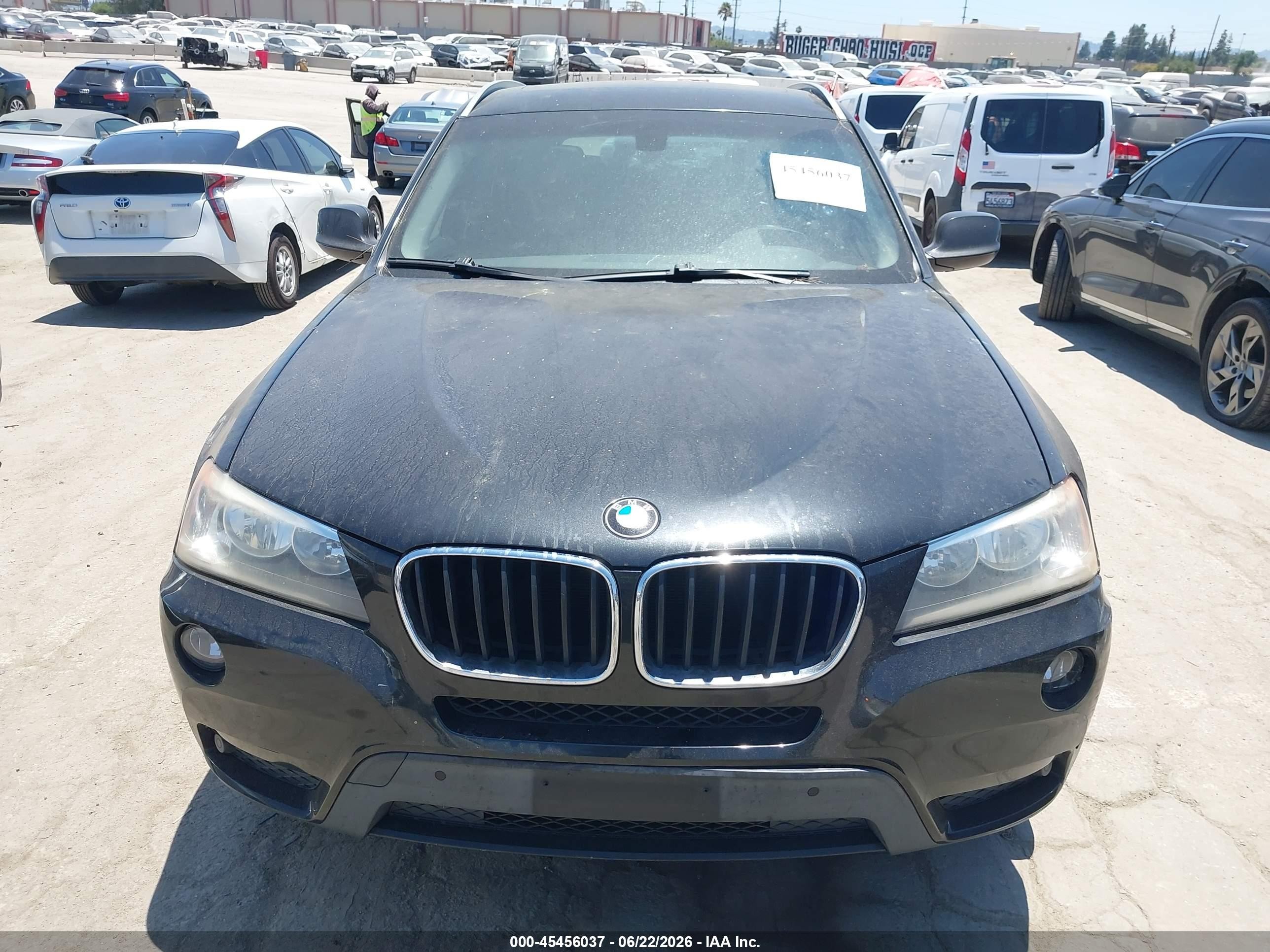2014 Bmw X3 Xdrive28i Black vin: 5UXWX9C53E0D14655