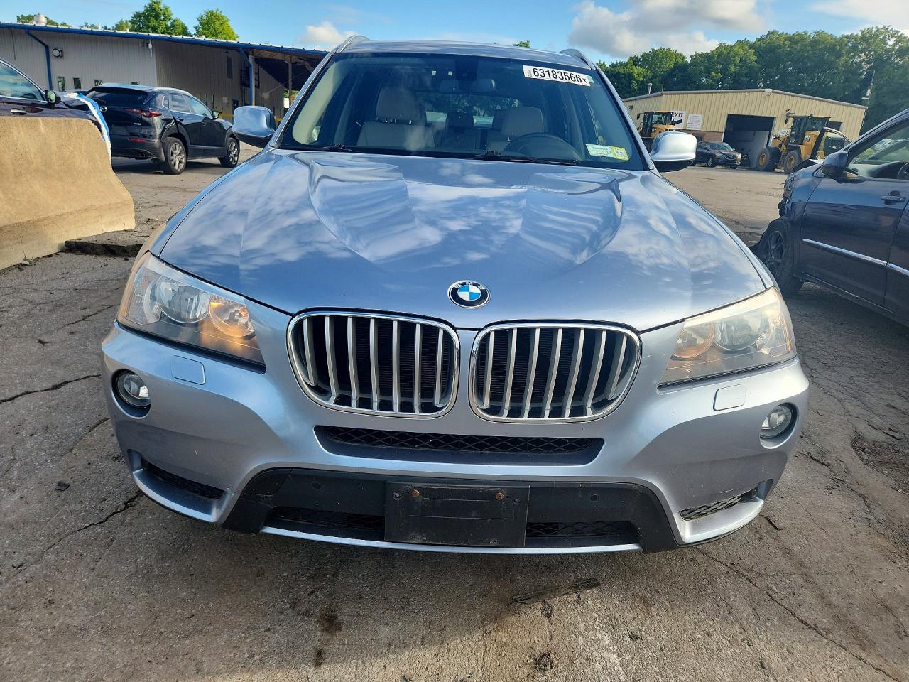 2014 Bmw X3 Xdrive28i Синий vin: 5UXWX9C53E0D17538