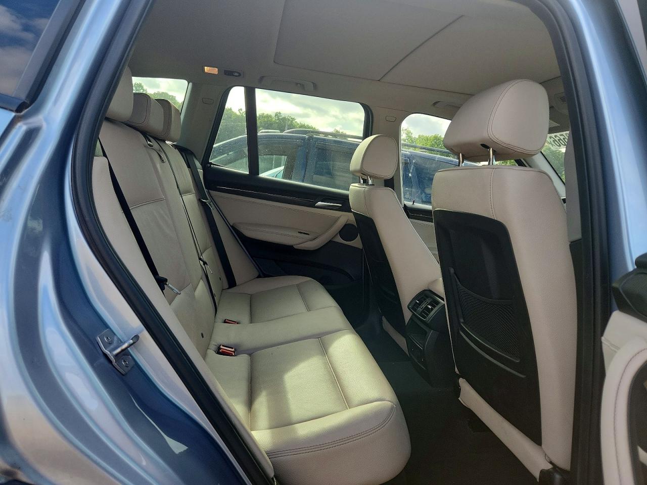 2014 Bmw X3 Xdrive28i Синий vin: 5UXWX9C53E0D17538