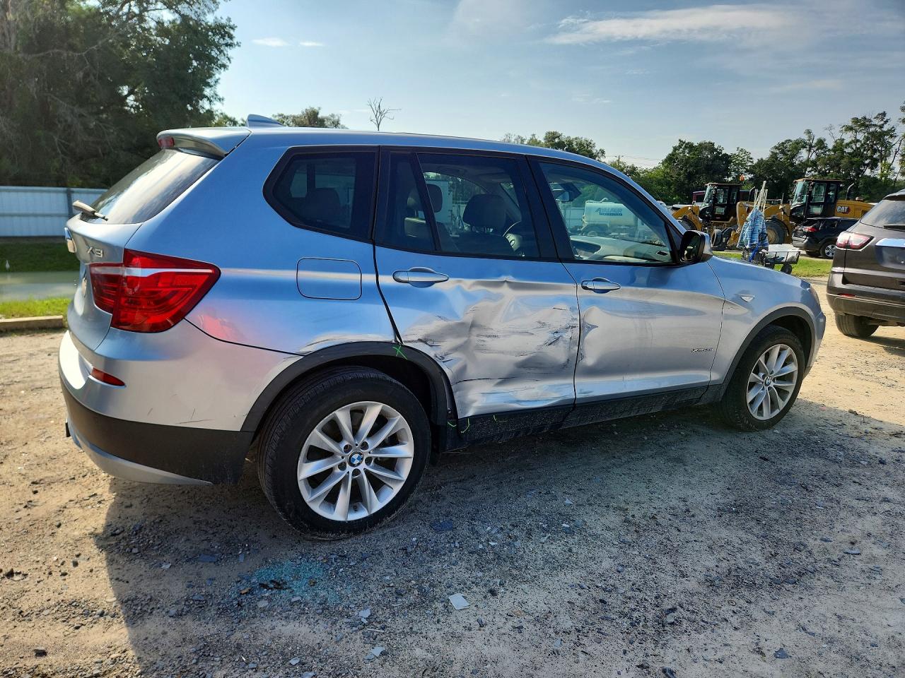 2014 Bmw X3 Xdrive28i Синий vin: 5UXWX9C53E0D28569