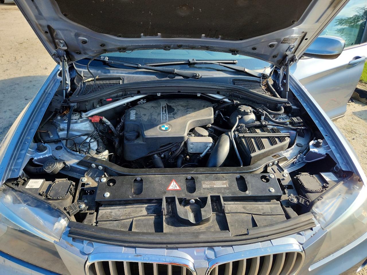 2014 Bmw X3 Xdrive28i Синий vin: 5UXWX9C53E0D28569