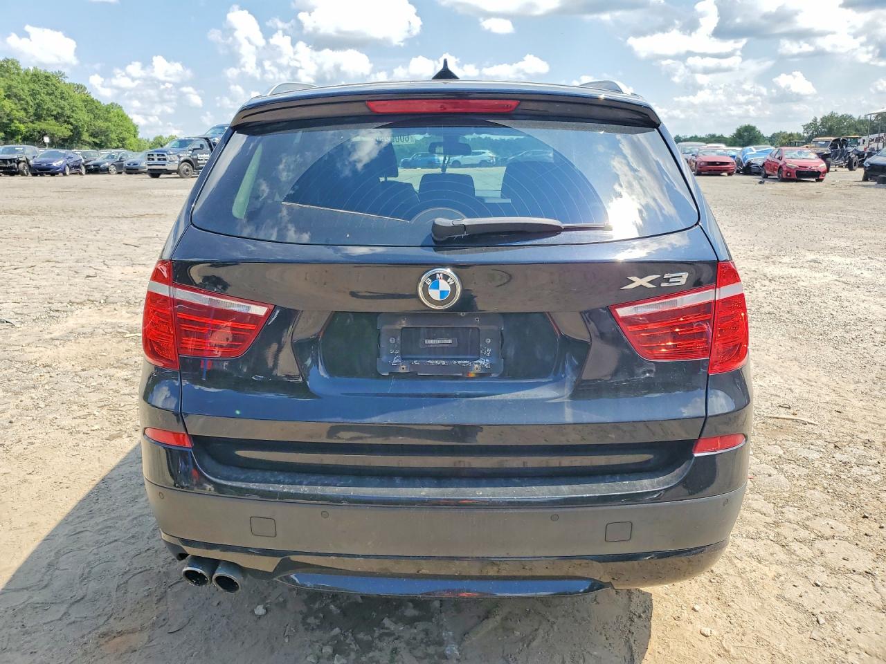 2014 Bmw X3 Xdrive28i Black vin: 5UXWX9C53E0D32234