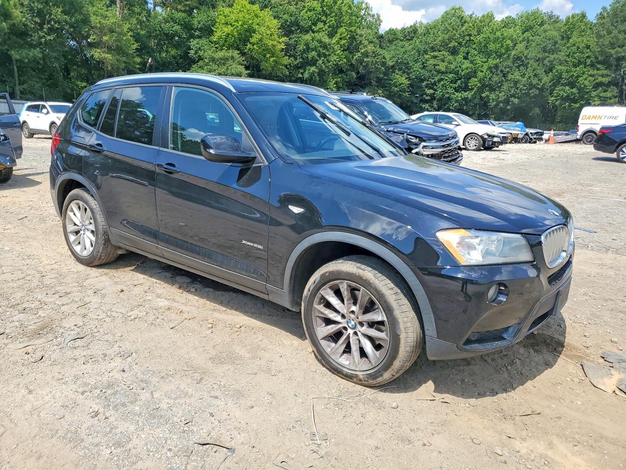 2014 Bmw X3 Xdrive28i Black vin: 5UXWX9C53E0D32234