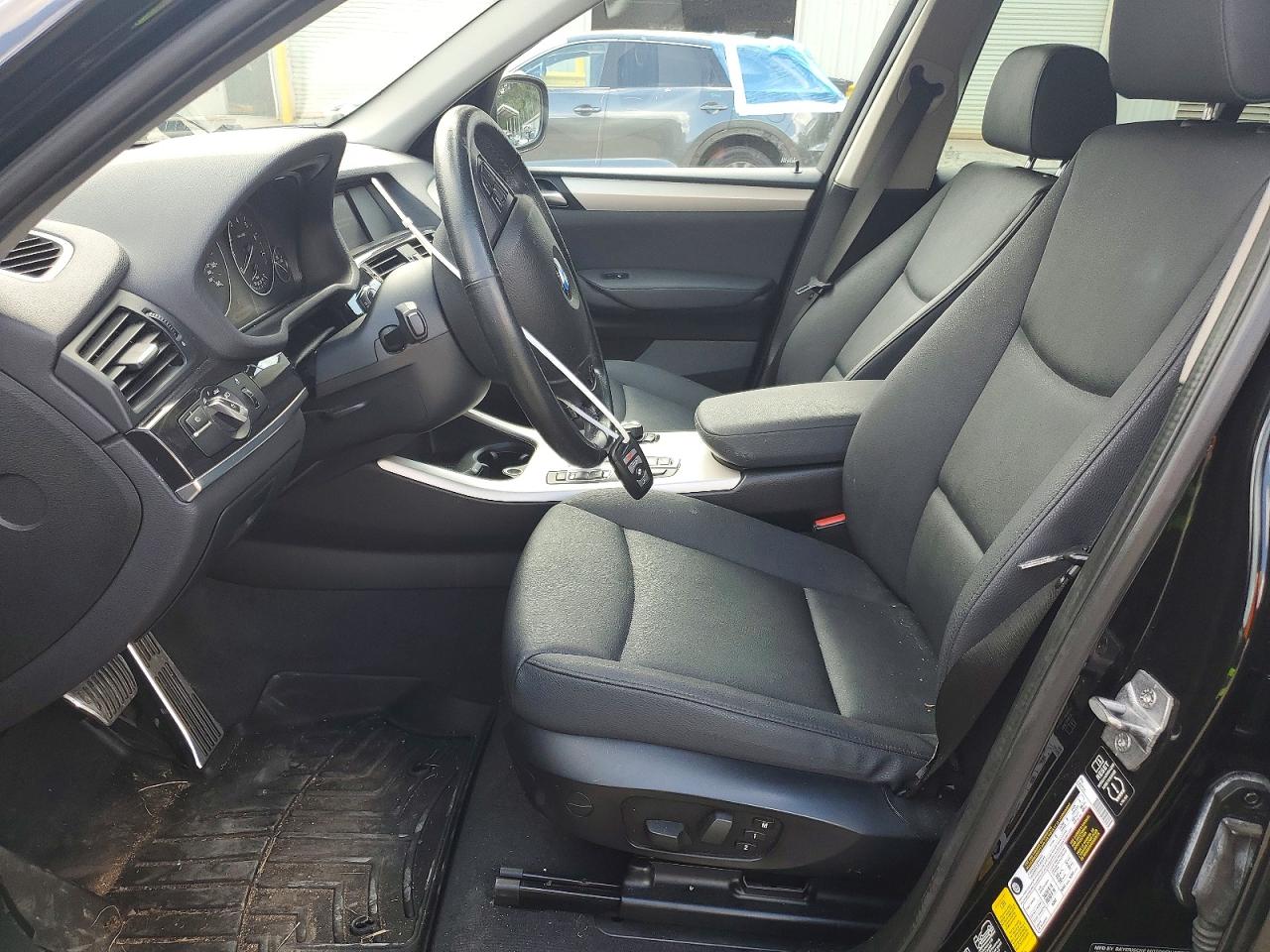2014 Bmw X3 Xdrive28i Black vin: 5UXWX9C53E0D32234