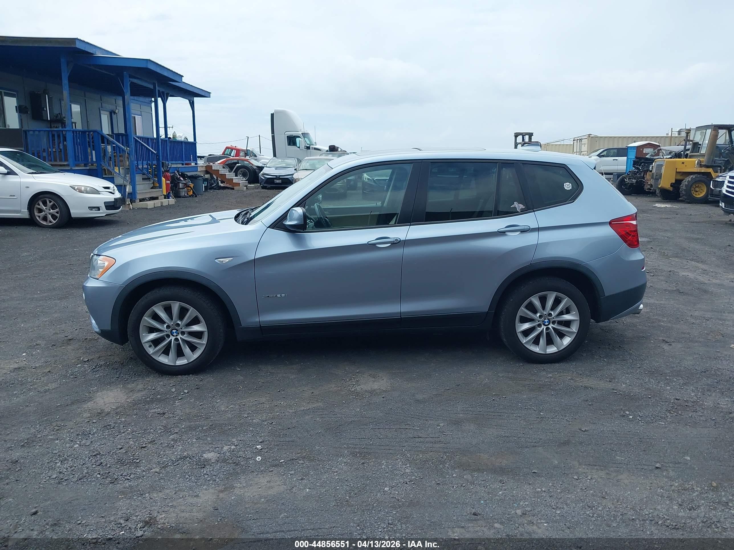 2014 Bmw X3 Xdrive28i Blue vin: 5UXWX9C53E0D38129