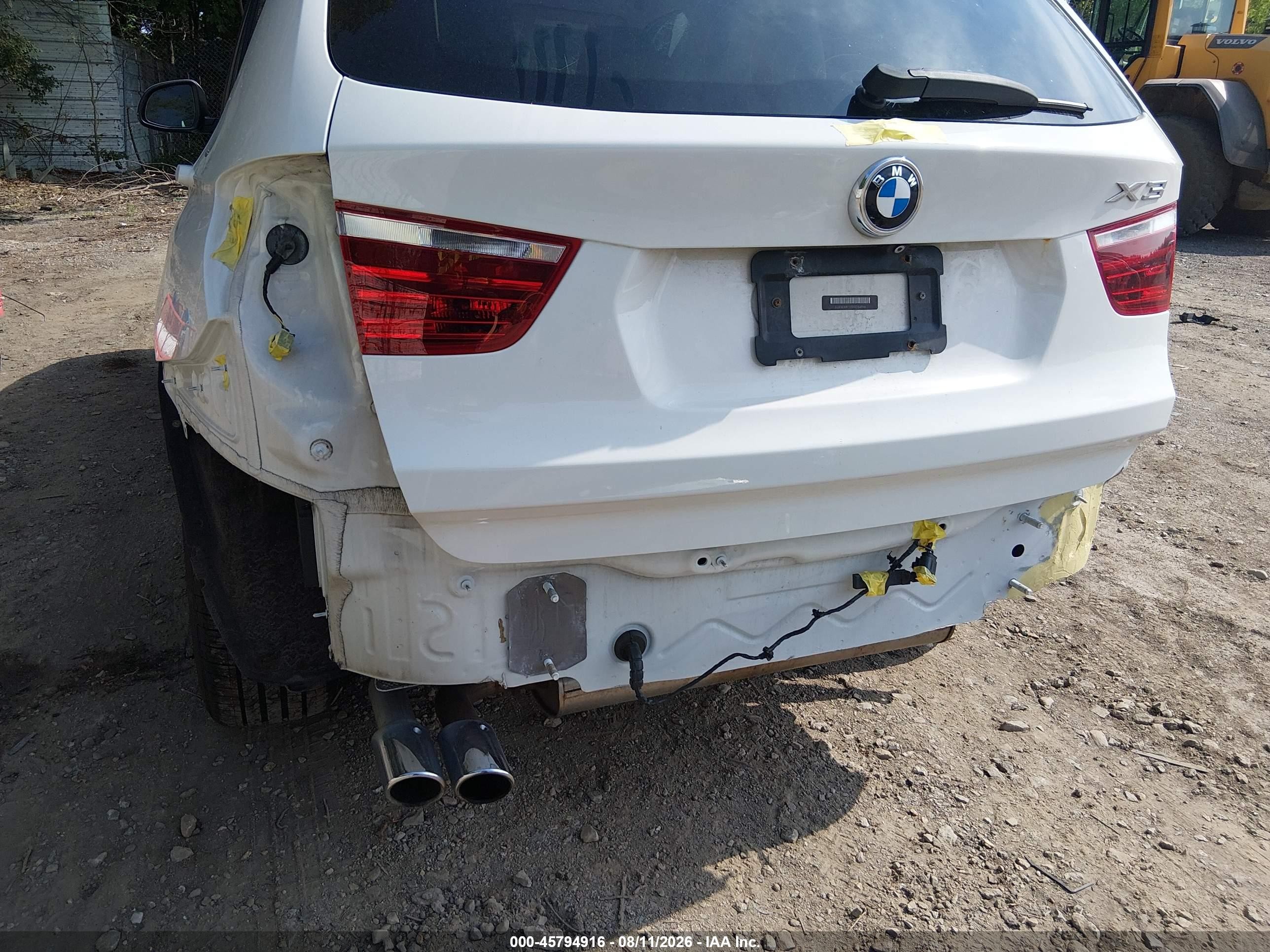 2015 Bmw X3 Xdrive28i White vin: 5UXWX9C53F0D54994