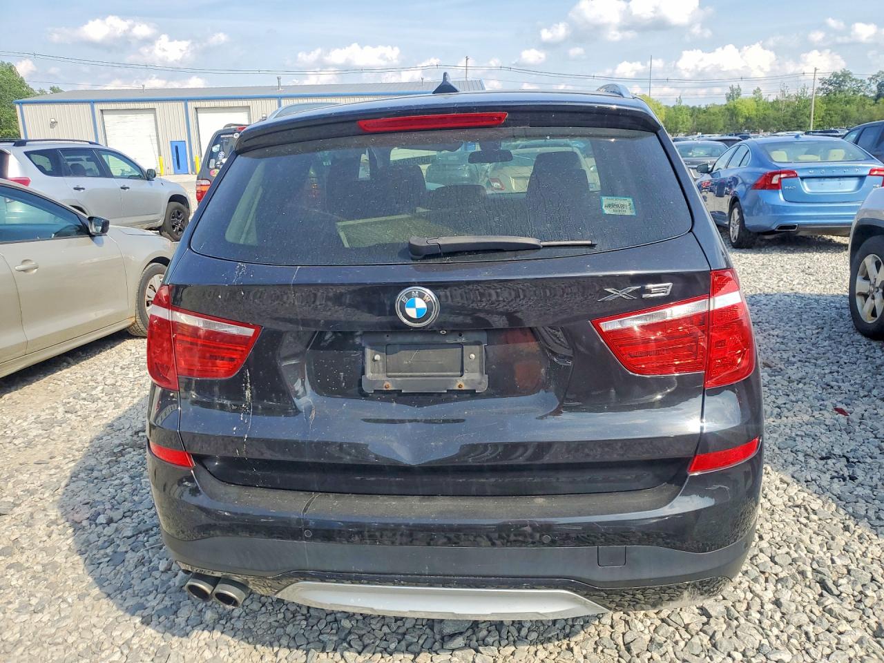 2015 Bmw X3 Xdrive28i Black vin: 5UXWX9C53F0D59015