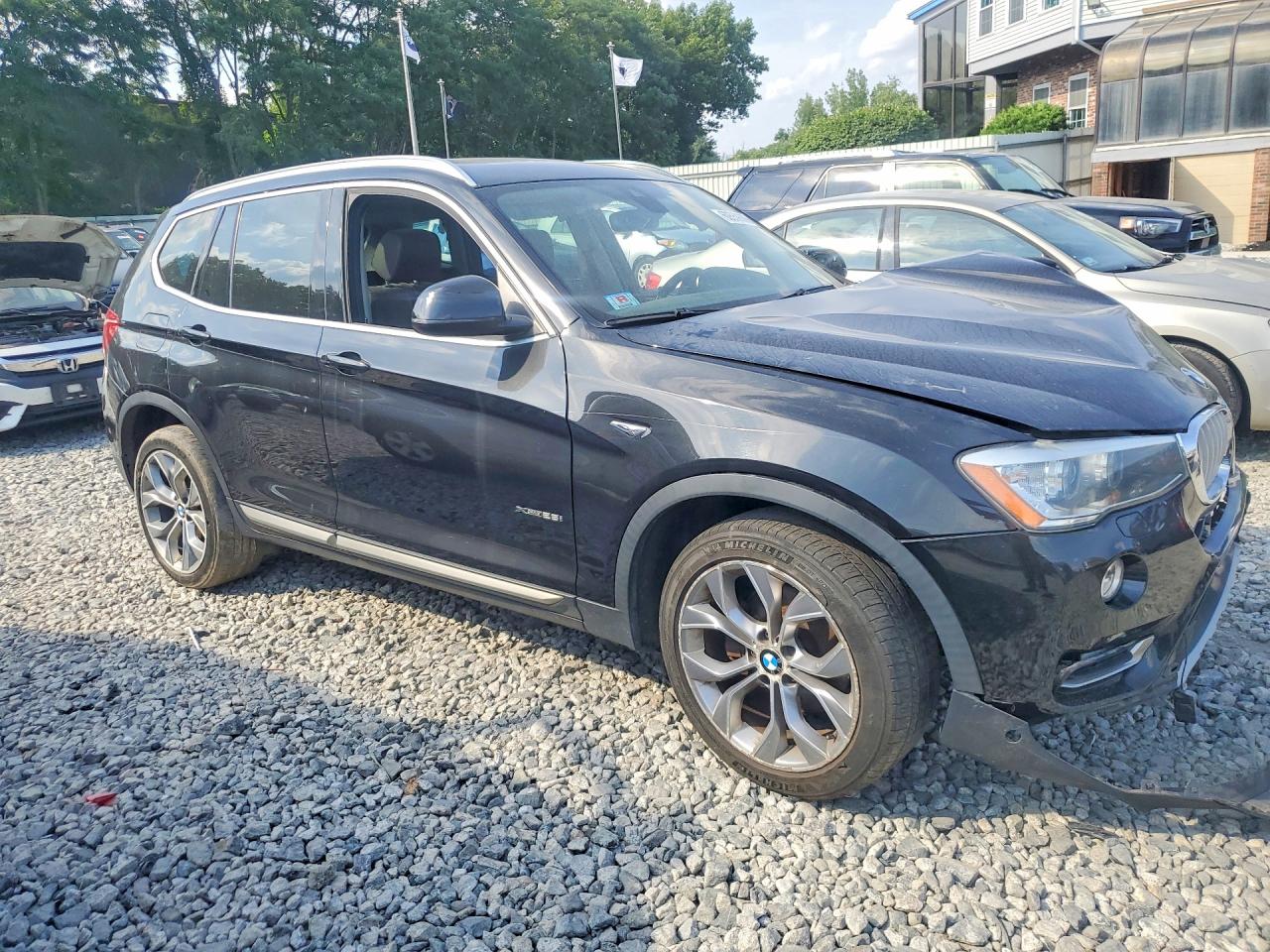 2015 Bmw X3 Xdrive28i Black vin: 5UXWX9C53F0D59015