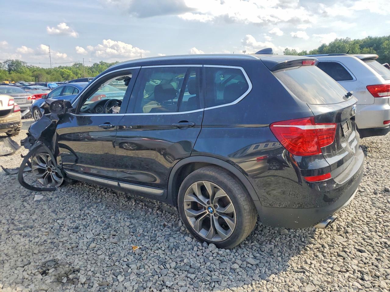 2015 Bmw X3 Xdrive28i Black vin: 5UXWX9C53F0D59015