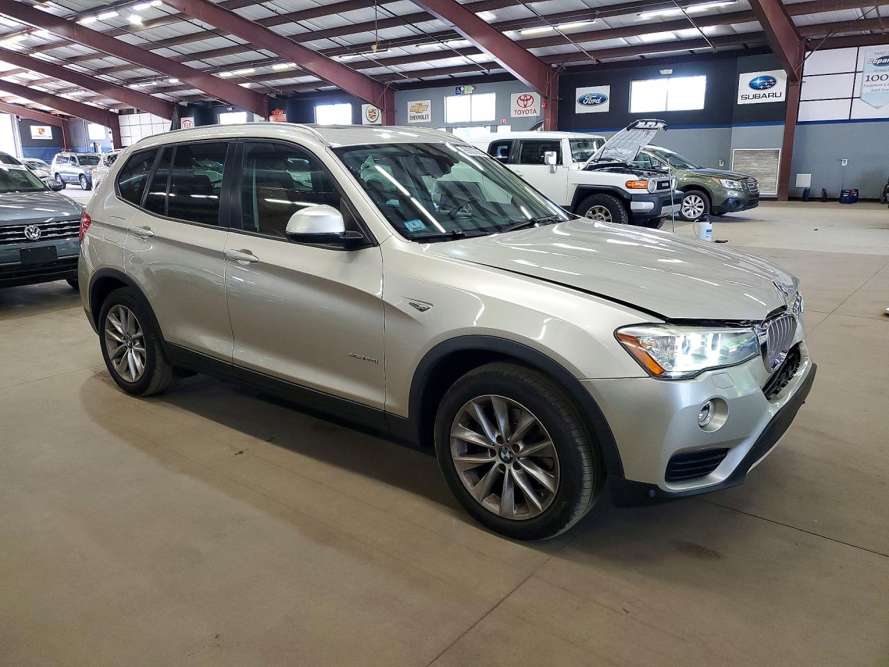 2015 Bmw X3 Xdrive28i Beige vin: 5UXWX9C53F0D61914