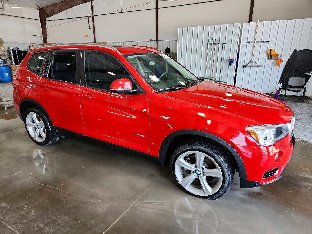 2017 Bmw X3 Xdrive28i Red vin: 5UXWX9C53H0T11546