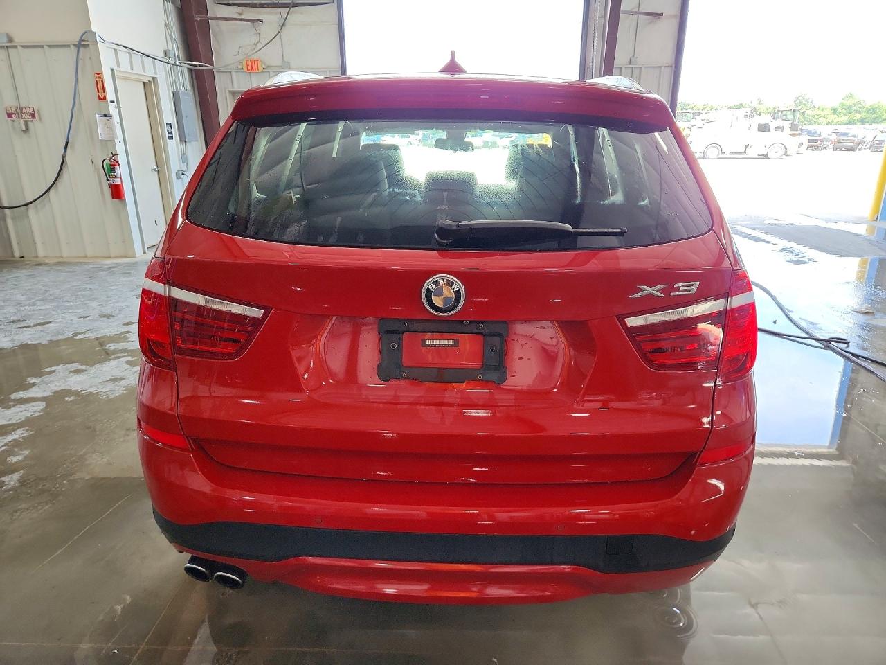 2017 Bmw X3 Xdrive28i Red vin: 5UXWX9C53H0T11546