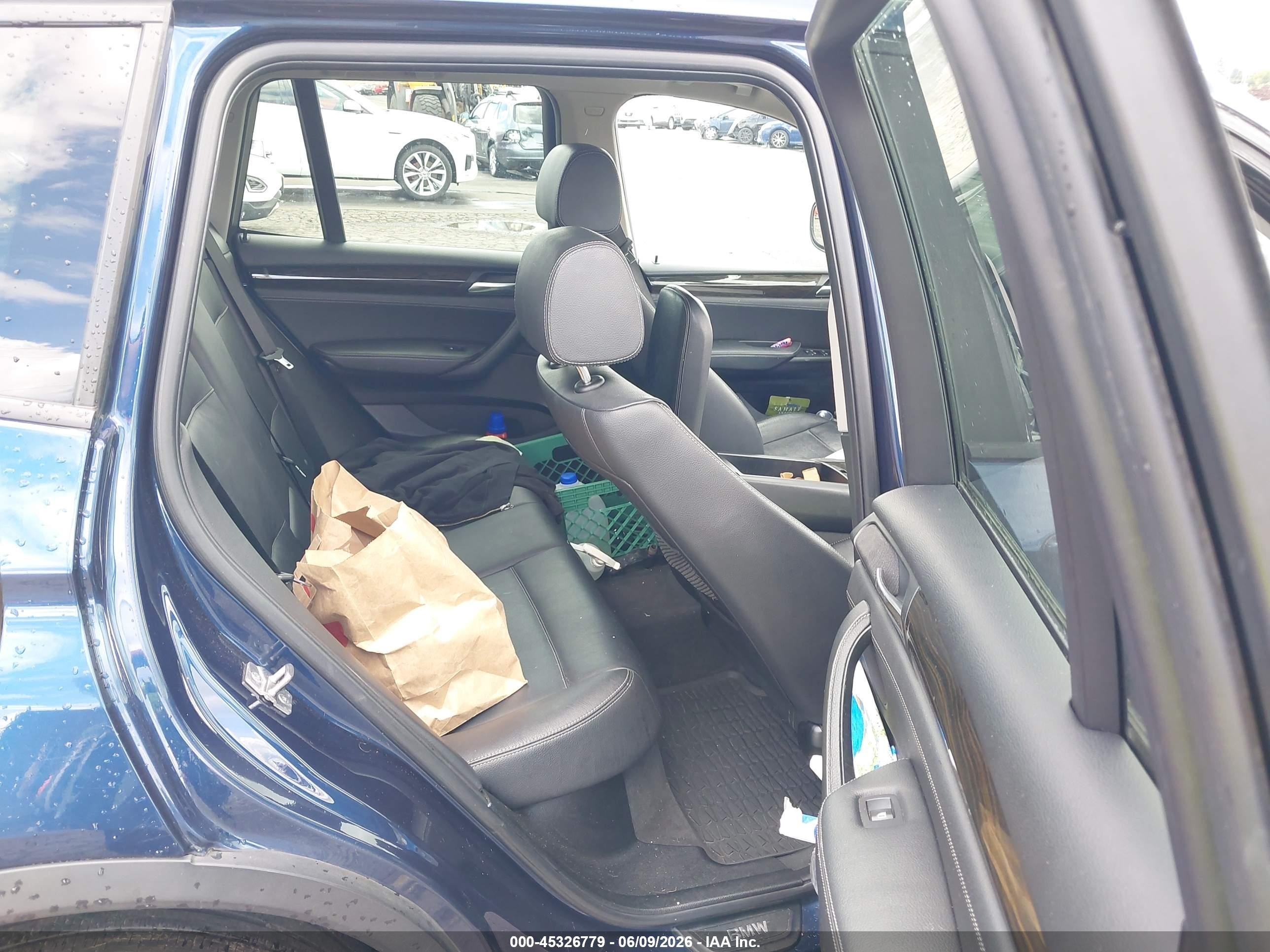 2013 Bmw X3 Xdrive28i Blue vin: 5UXWX9C54D0A10359