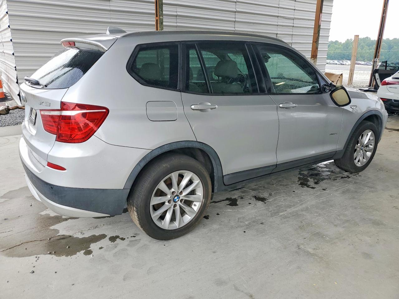 2013 Bmw X3 Xdrive28i Silver vin: 5UXWX9C54D0A17988