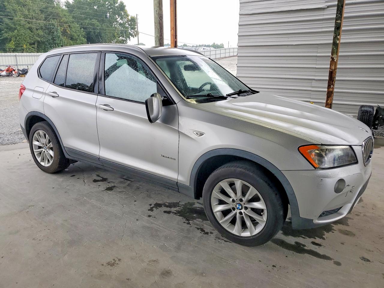 2013 Bmw X3 Xdrive28i Silver vin: 5UXWX9C54D0A17988