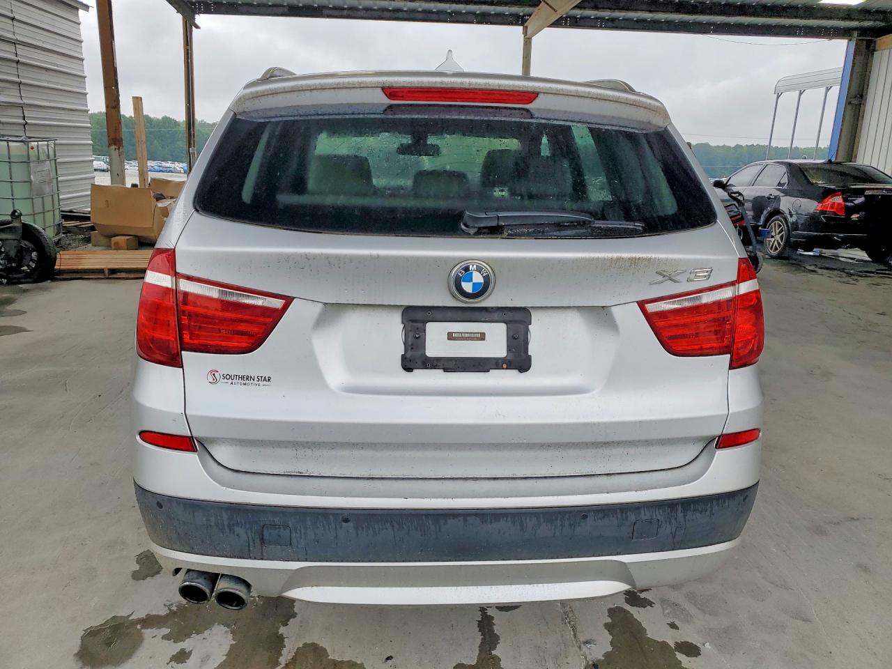 2013 Bmw X3 Xdrive28i Silver vin: 5UXWX9C54D0A17988
