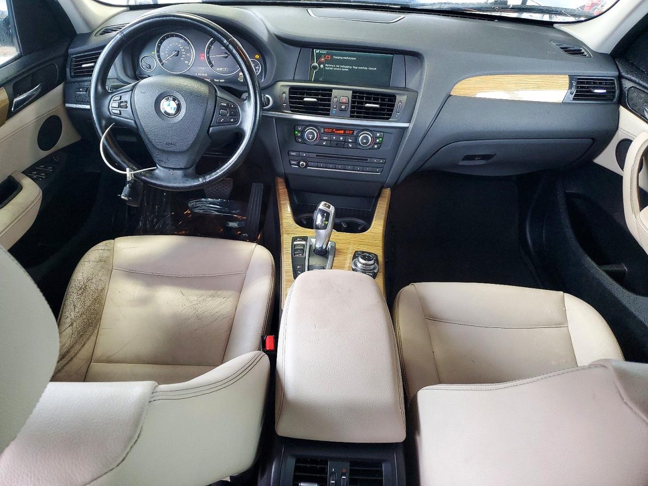 2013 Bmw X3 Xdrive28i Silver vin: 5UXWX9C54D0A17988