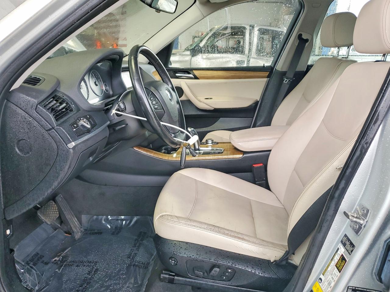 2013 Bmw X3 Xdrive28i Silver vin: 5UXWX9C54D0A17988